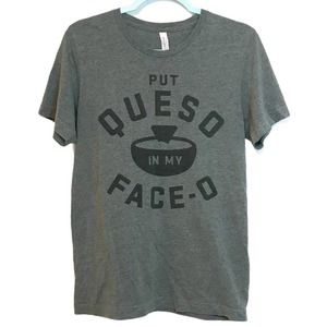 Funny Put Queso in my Faco-O Graphic Grey T-Shirt
